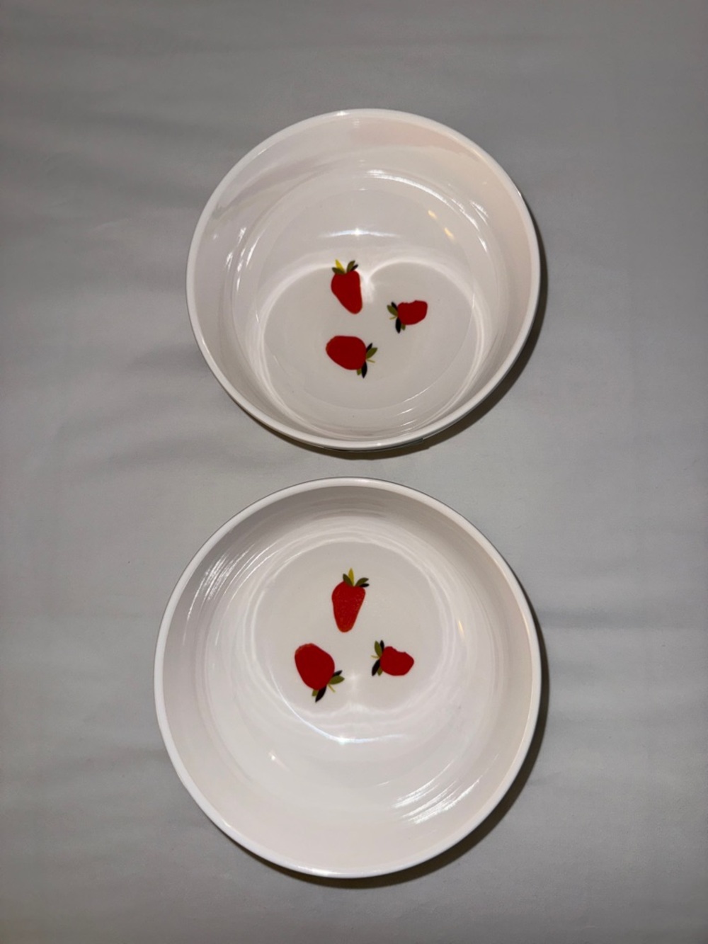 kate spade striped melamine individual bowls in green, navy and white - Picture 2 of 9